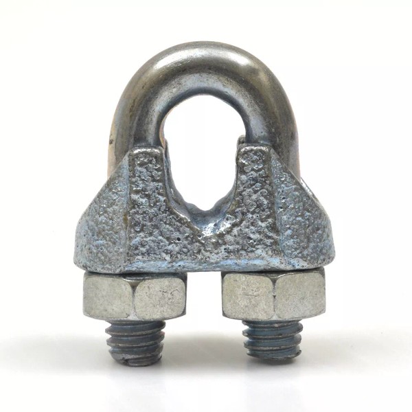 Unbranded/Generic Galvanized 1/4 Inch Cable Wire Rope CLAMPS (25 PACK)