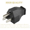 3 Prong Electric Plug Replacement 125V 15A 2Pole 3Wire Grounding