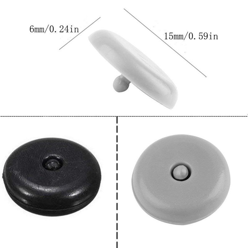 Y-Axis Seat Belt Button Buckle Clip Stop - Universal Fit