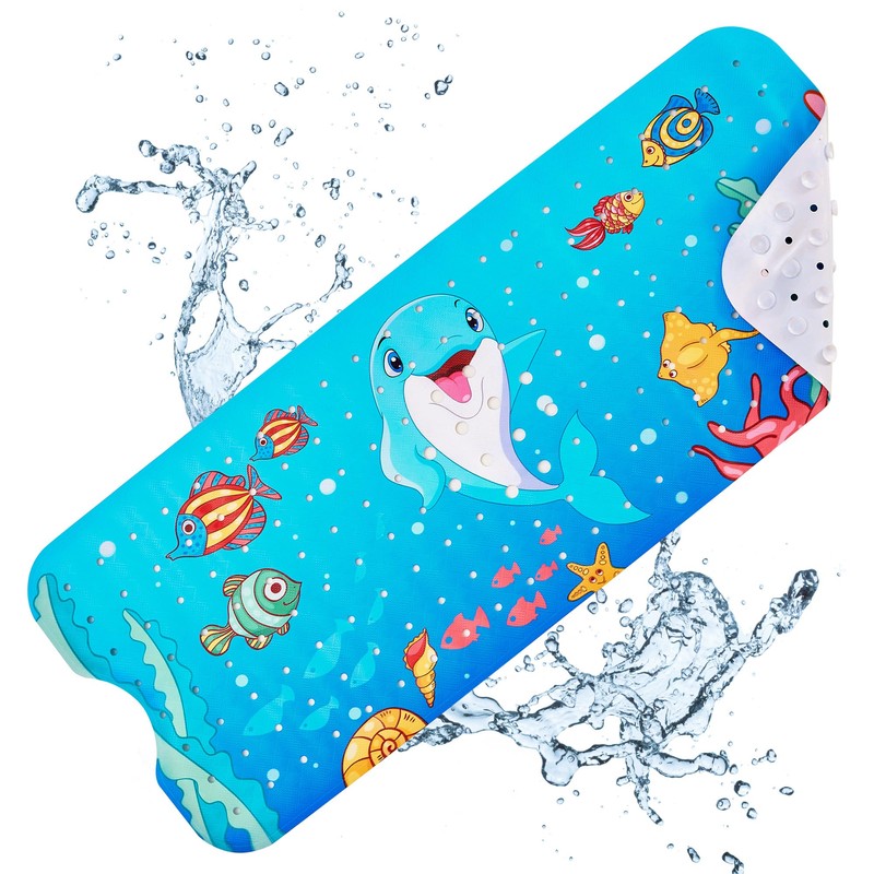 Vannokor Baby Bath Mat for Tub Non Slip Kids, 40