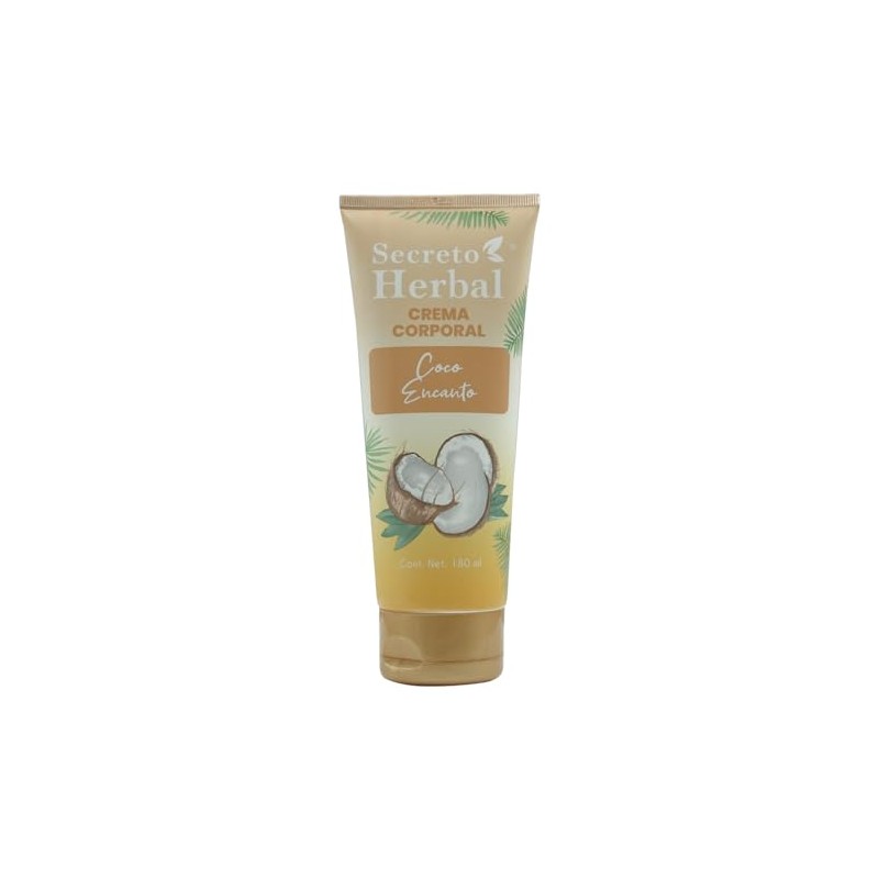 Secreto Herbal Crema Corporal Coco Encanto 180 ml