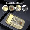 HIENA PRO Professional Foil Shaver for Men, Double Electric Foil