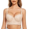 FallSweet Push Up Bras for Women Corset Top Bustier Padded