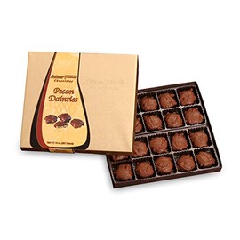 Anthony Thomas Chocolates, Pecan Dainties, Milk Chocolate, Soft Buttery Caramel, Gift Box (14oz)