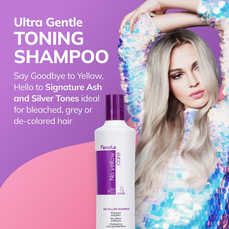 Fanola No Yellow Shampoo - Anti-Yellow Shampoo 1 L