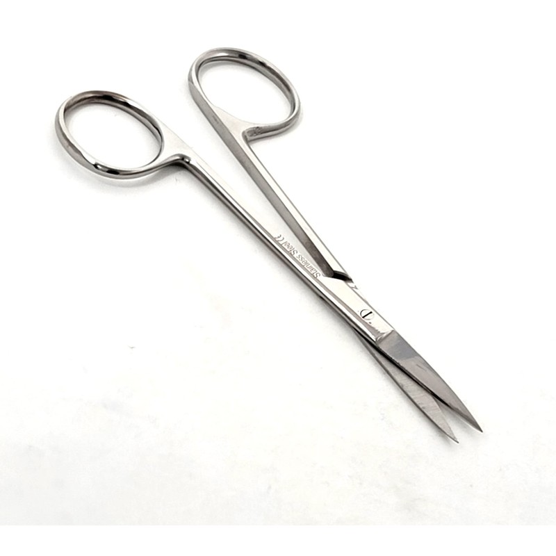 A2Z-IRS01 Stainless Steel Iris Dissecting Scissors 4.5", Straight, Fine Point