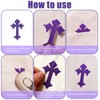 48 Pcs Cross Patches Iron On for Clothes