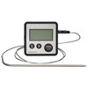 KitchenCraft Digital Food Thermometer and Kitchen Timer with Probe for