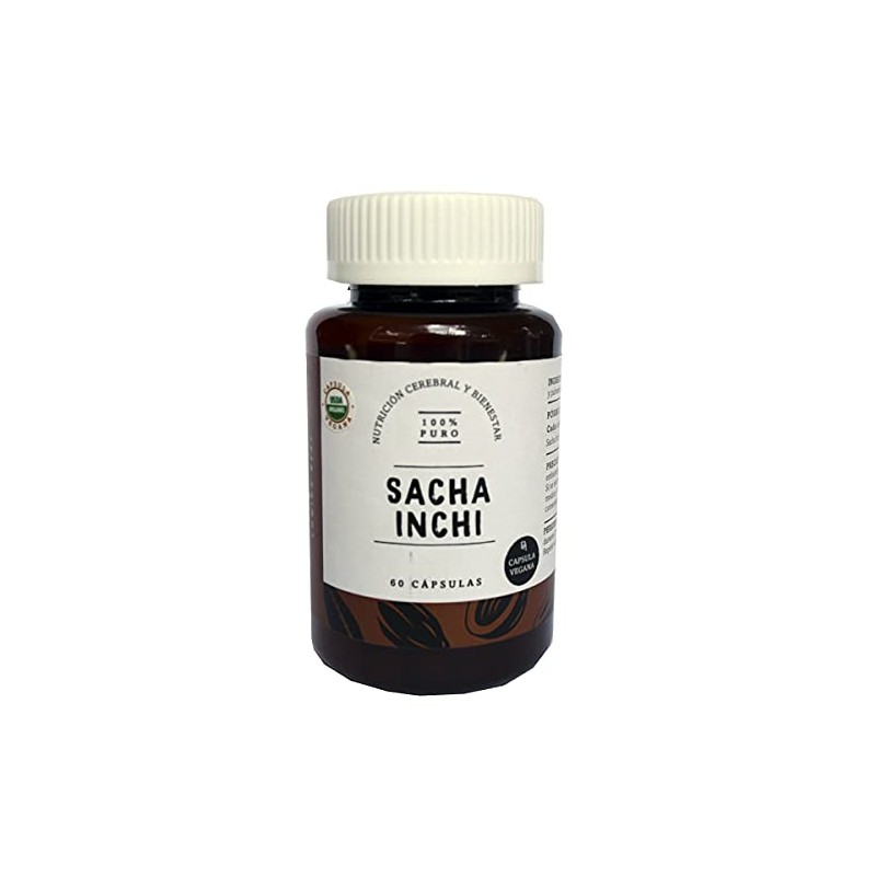 Cápsulas Veganas de Sacha Inchi