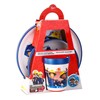 Fireman Sam 3pcs Bicolor Premium Kids Dinner Tableware Set Plate,