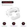 RT-TCZ Tow Hook Covers Bumper Tow Hook Covers Rubber Protector