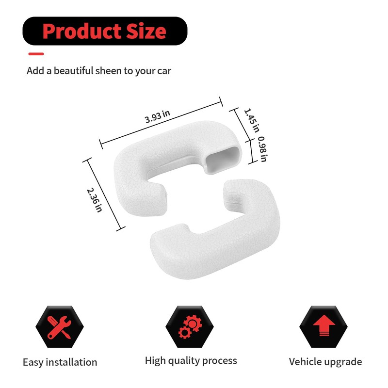 RT-TCZ Tow Hook Covers Bumper Tow Hook Covers Rubber Protector