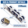 Sliding Door Roller for Wooden Door Track Systems – 4-Wheel