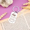 QUIHUD New House New Home Keychain House Warming Gifts Home