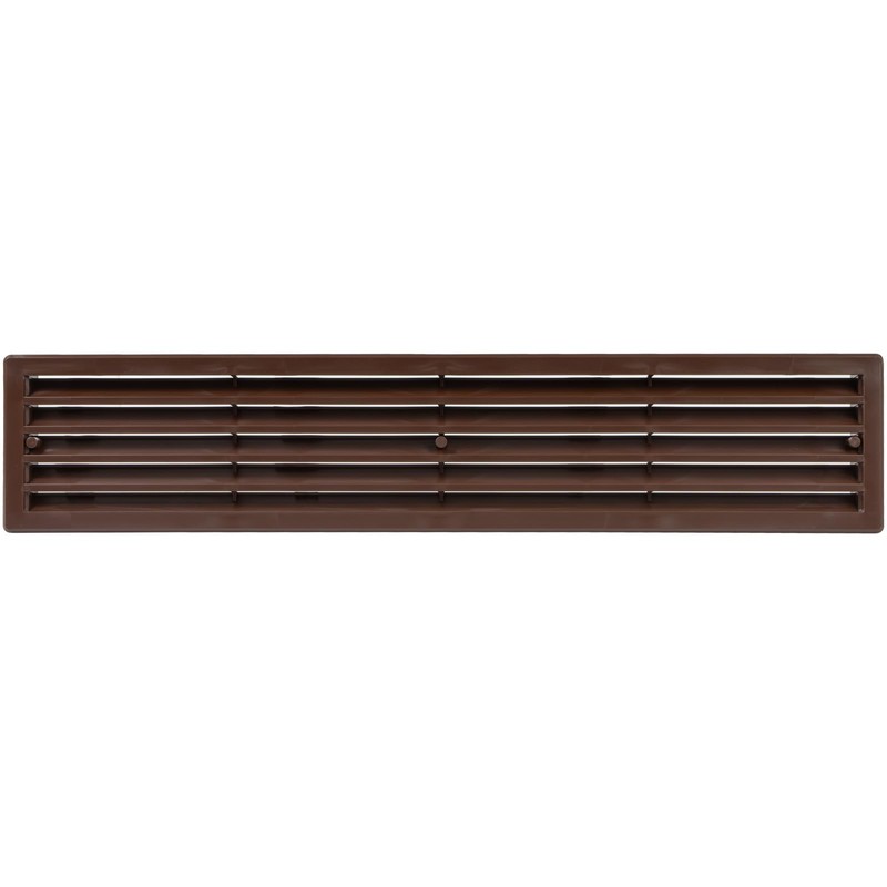 Repa Market 18" x 4" Inch Brown Plastic Door Grille