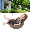 Hanging Boy Statue Hand Painted Rainproof Windproof Resin Outdoor Hanging
