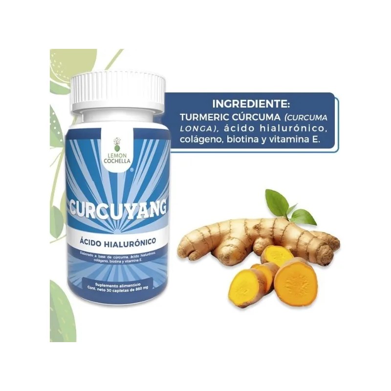 Suplemento En Cpsula Curcuyang cido Hialurnico X 100g Sin Sabor