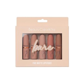 Beauty Creations “BARE” Five Piece Matte Set Gloss Lipgloss