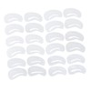 FRCOLOR Eyebrow Shaping Template Set 24pcs ABS Plastic Stencils for
