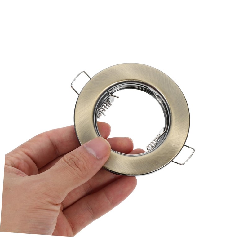 Tofficu 3pcs Metal Trim for Recessed Light Fixtures Durable Iron
