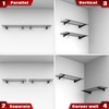 WALMANN 2 Pack Garage Wall Mount Shelves, 45x15 inch Wall