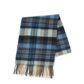 REALITY&FANTASY Cashmere and 100% soft Lambs Wool Plaid Tartan Winter Scarf for Men and Women