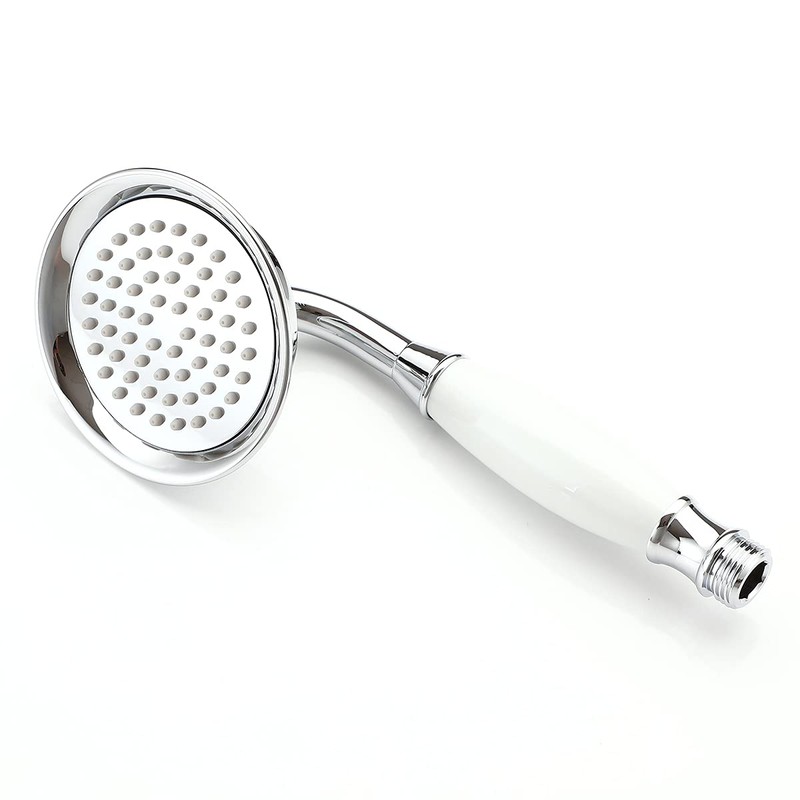 Ownace Big Size Victorian Shower Head Traditional Brass&Ceramics Telephone Hand