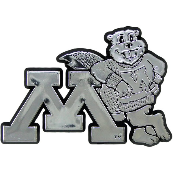 NCAA Minnesota Golden Gophers Chrome Automobile Emblem
