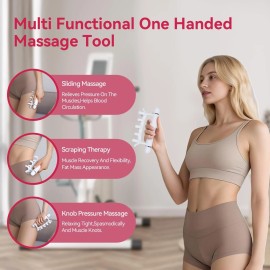 teepten Fascia Blaster, Massage Tool for Tighten Skin Lymphatic Drainage White