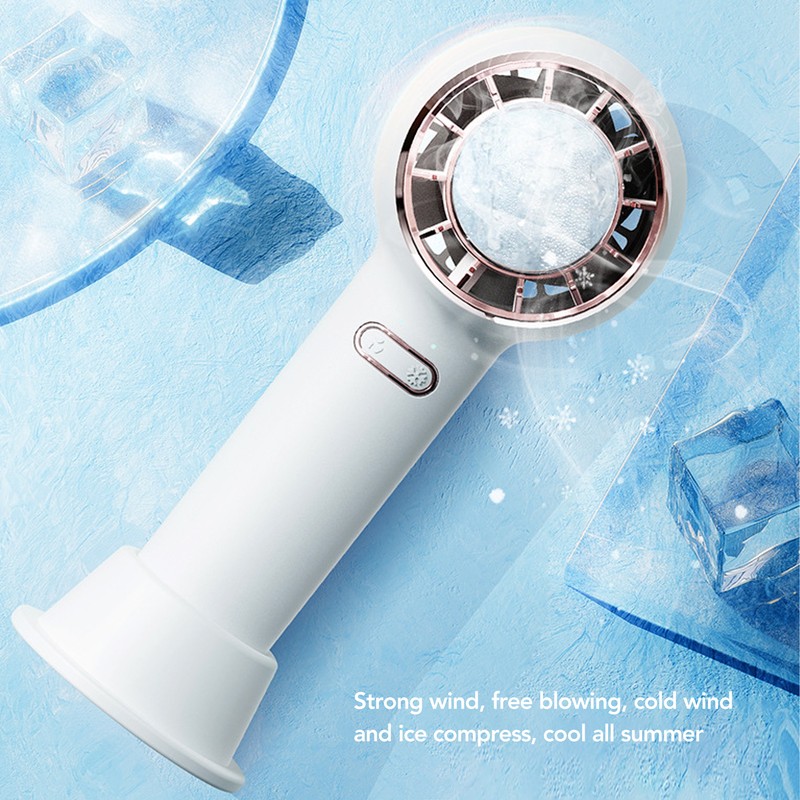 Mini Handheld Fan Portable USB Rechargeable Small Pocket Fan with