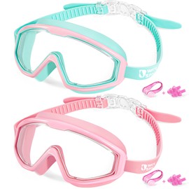 WaterSpace Diving Goggles Children's Swimming Goggles Child Girls Junior Youth Teenagers 14 13 12 11 10 9 8 7 6 5 4 3 Years Swimming Goggles Swimming Mask Anti-Fog