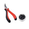 LALAFINA Hair Extension Installation Set Girls Hair Accessories Kit Pliers