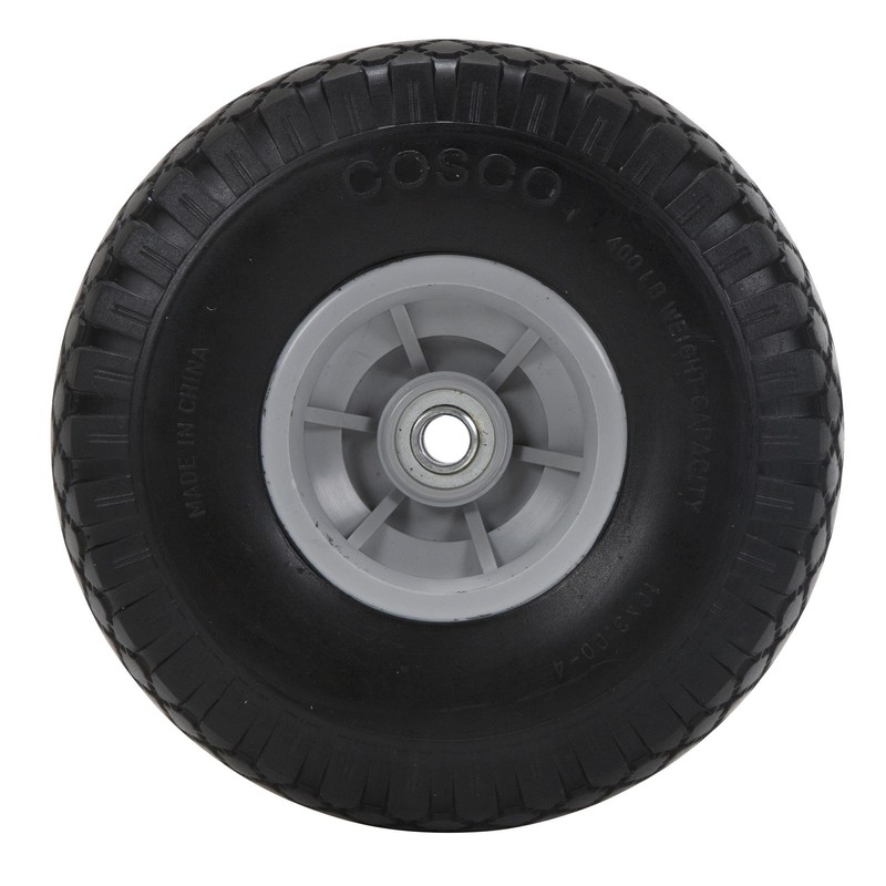COSCO 10-Inch Flat-Free Replacement Wheel for Hand Trucks, 2-pack