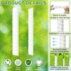 4/6/8 Pcs Tree Trunk Protector-2 Size Plastic Spiral Tree Guard
