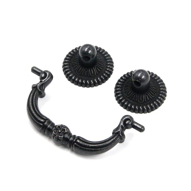 FarBoat 10Pcs Antique Bronze Bail Pull Handles Cabinet Pulls Decorative