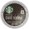 Starbucks K-Cup Coffee Pods—Dark Roast Coffee—Caffè Verona for Keurig Brewers—100%