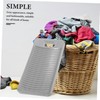 Ciieeo Hangable Antislip Laundry Washboard Portable Clothing Scrubber Tool for