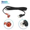 Boxonly 3C3Z-6A051-AA Diesel Engine Block Heater 120V 1000W Assembly with