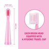 Vekkia Rainbow Jada Kids Electric Toothbrush Replacement Heads, Soft 3D