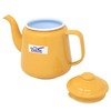 Enamel Teapot Tin Falcon Mustard White Rim 1.5L Gas and