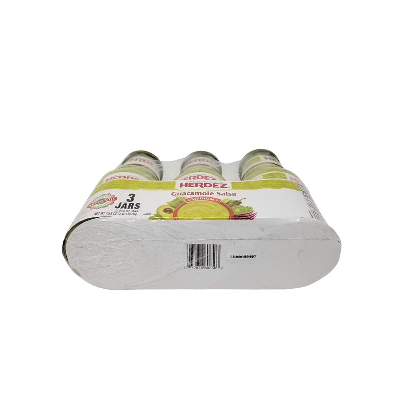 Herdez Guacamole Salsa - Medium - 3 Jars Net 4.42
