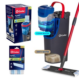 O-Cedar H2prO Flat Mop System - Type: H2pr0 System + 1 Refill