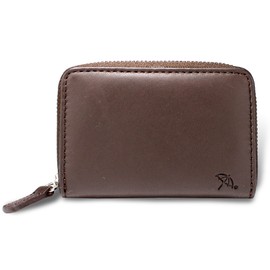Arnold Palmer APZ-3206 Round Coin Purse, Coin Purse, Sheepskin, Brown