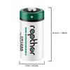 rapthor 40 Pack CR123A 3V Lithium Batteries 1650mAh CR123 123A
