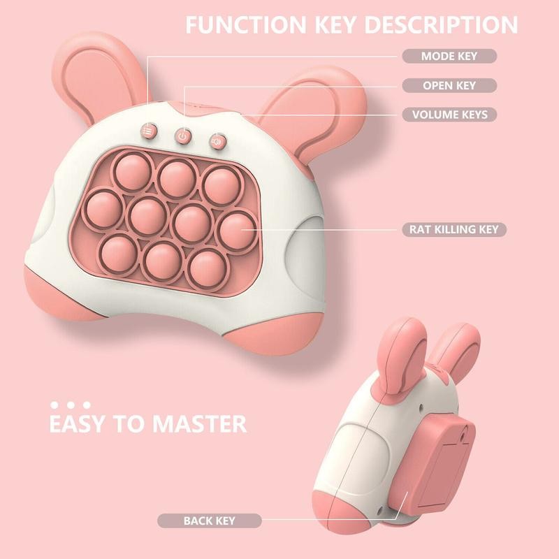 Pop it Fidget Toy Fast Push Game Decompression Toy (Batteries