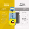 Botella de Agua para Niños Resistente con Popote y Asa,