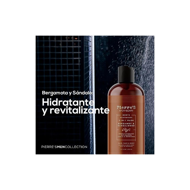 PA Moisturizing 3in1 Wash Beramot Sandalwood 473 ml