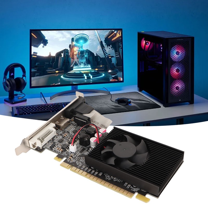 Graphics Card GT610 2GB Independent 64 Bit with VGA DVI