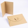 PresentFill® – Blank Folding Cards with Envelopes with Heart Closure