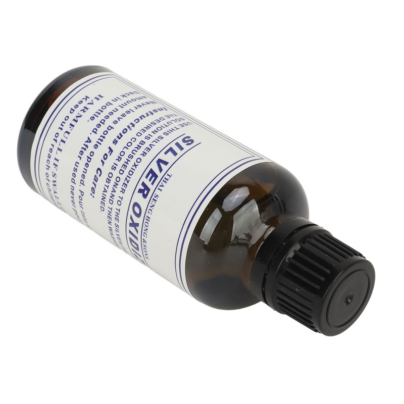 Silver Oxidizer Solution Jewelry Making Black Fast Acting Vintage Effect